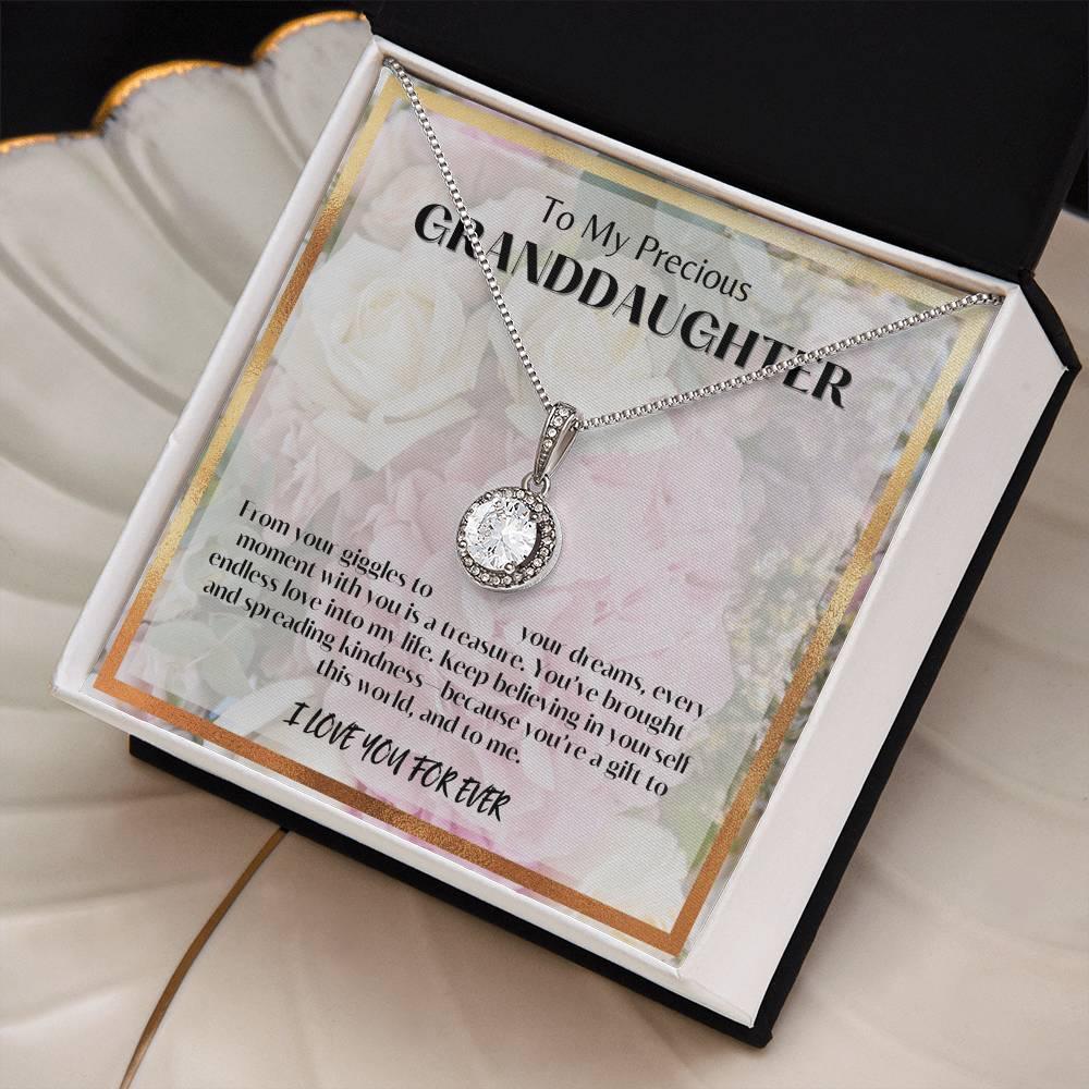 To My Precious Granddaughter | Eternal Hope Necklace - JEWEL FOR HER