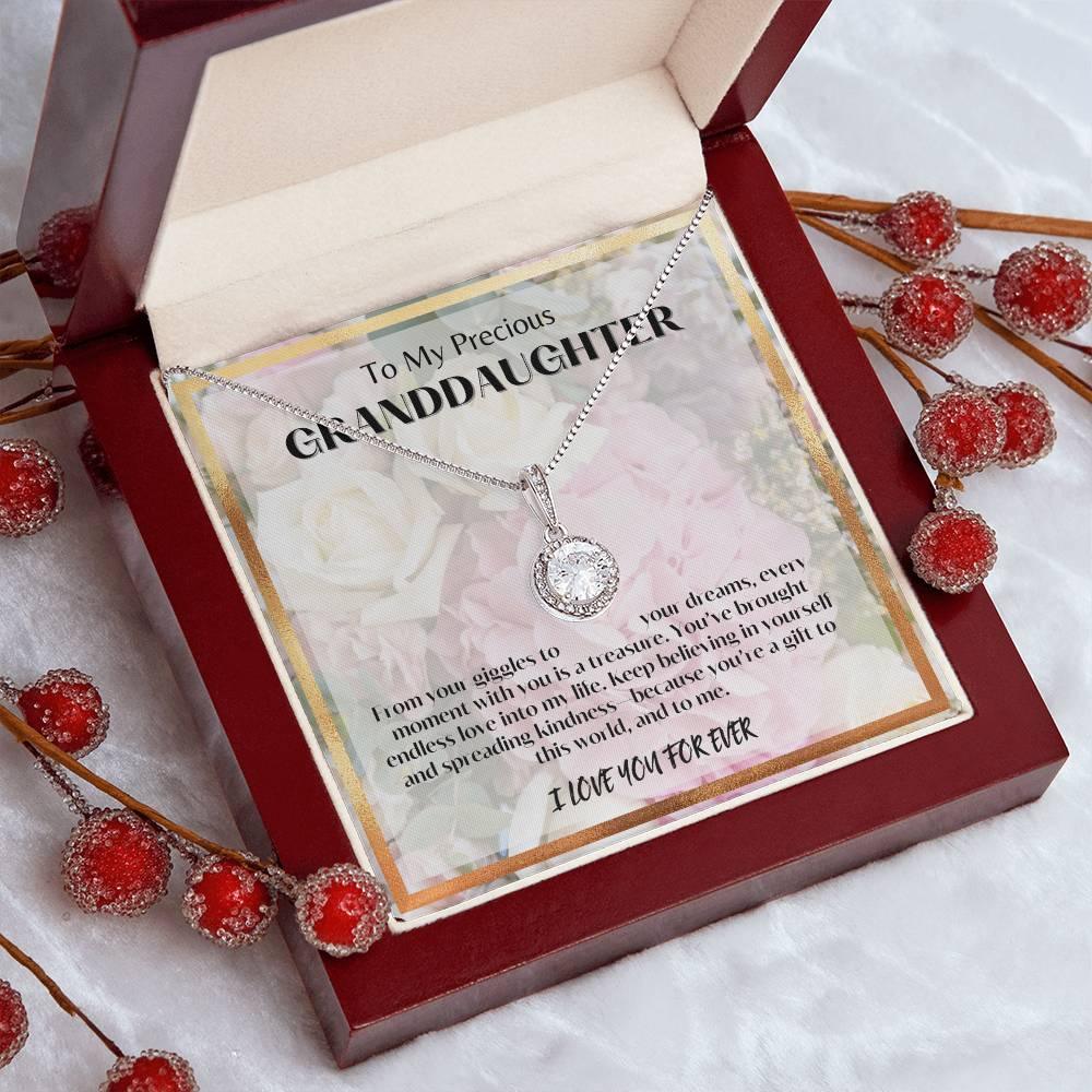 To My Precious Granddaughter | Eternal Hope Necklace - JEWEL FOR HER