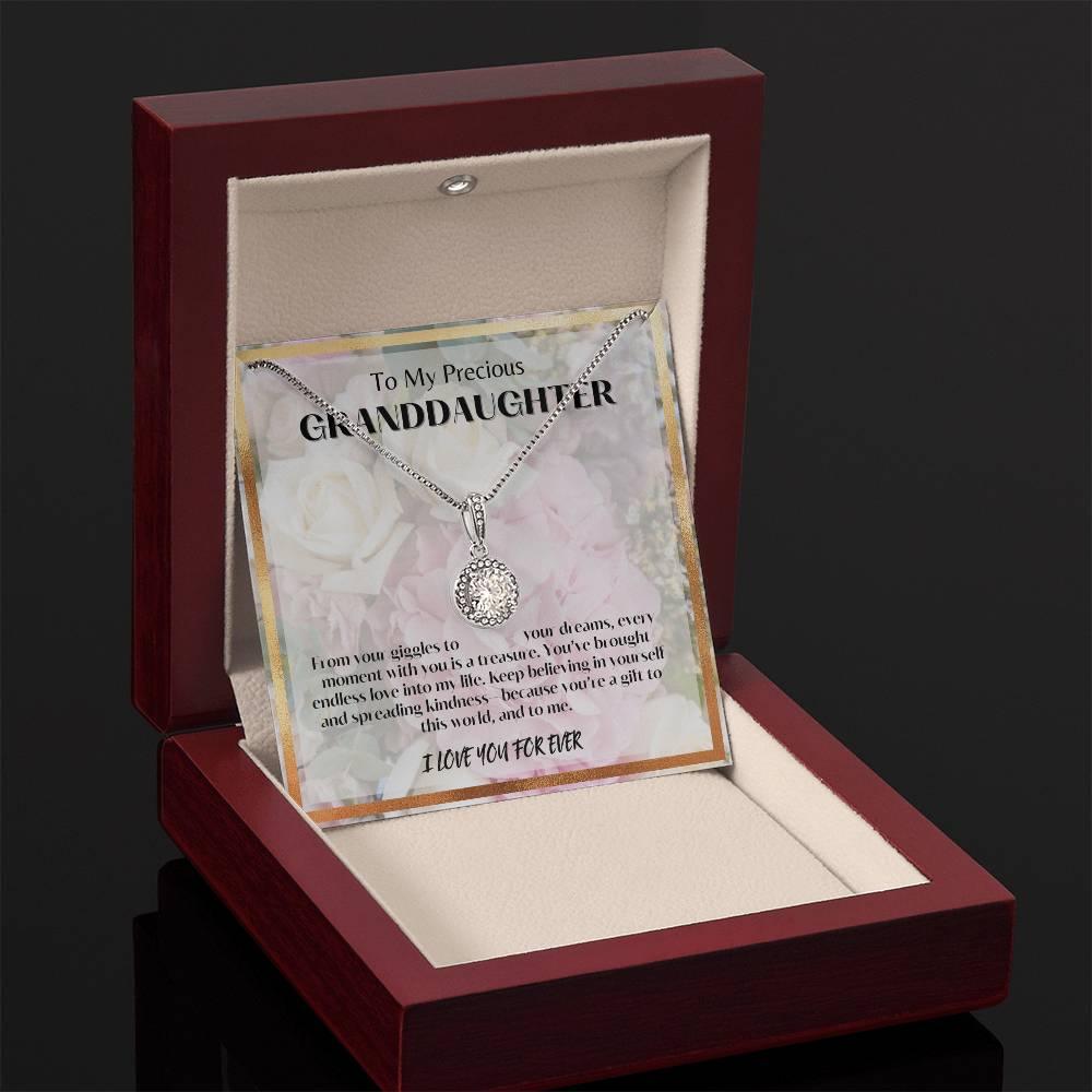 To My Precious Granddaughter | Eternal Hope Necklace - JEWEL FOR HER