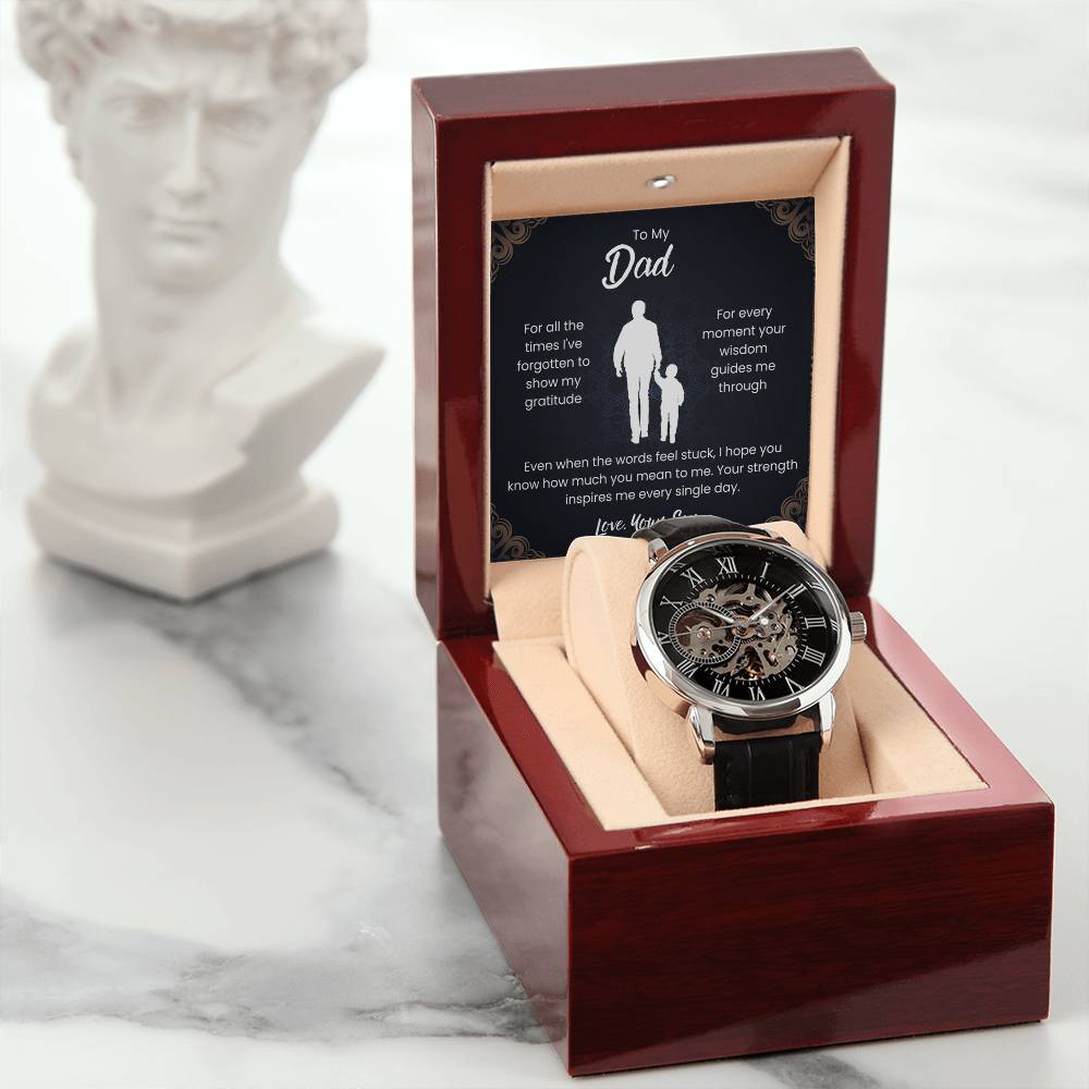 To My Dad | Openwork Watch Love Your Son