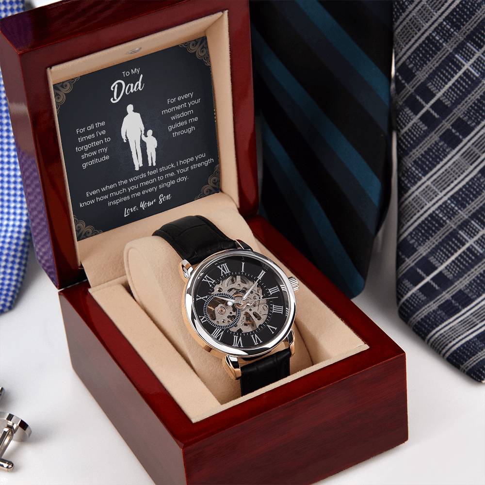 To My Dad | Openwork Watch Love Your Son