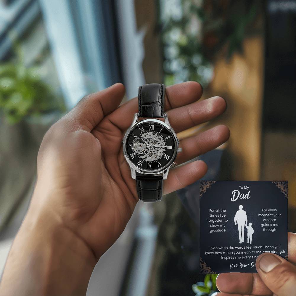 To My Dad | Openwork Watch Love Your Son