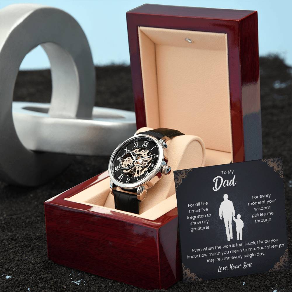 To My Dad | Openwork Watch Love Your Son