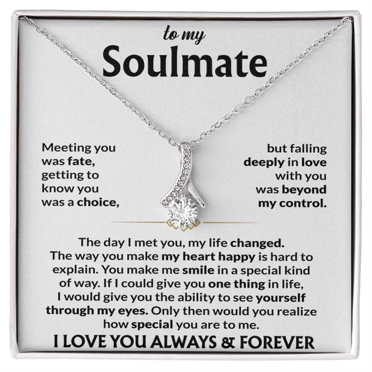To My Soulmate | Alluring Beauty Necklace - JEWEL FOR HER