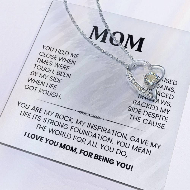 To My Lovely Mom | Forever Love Necklace - JEWEL FOR HER